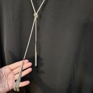 Kendra Scott Phara necklace in silver